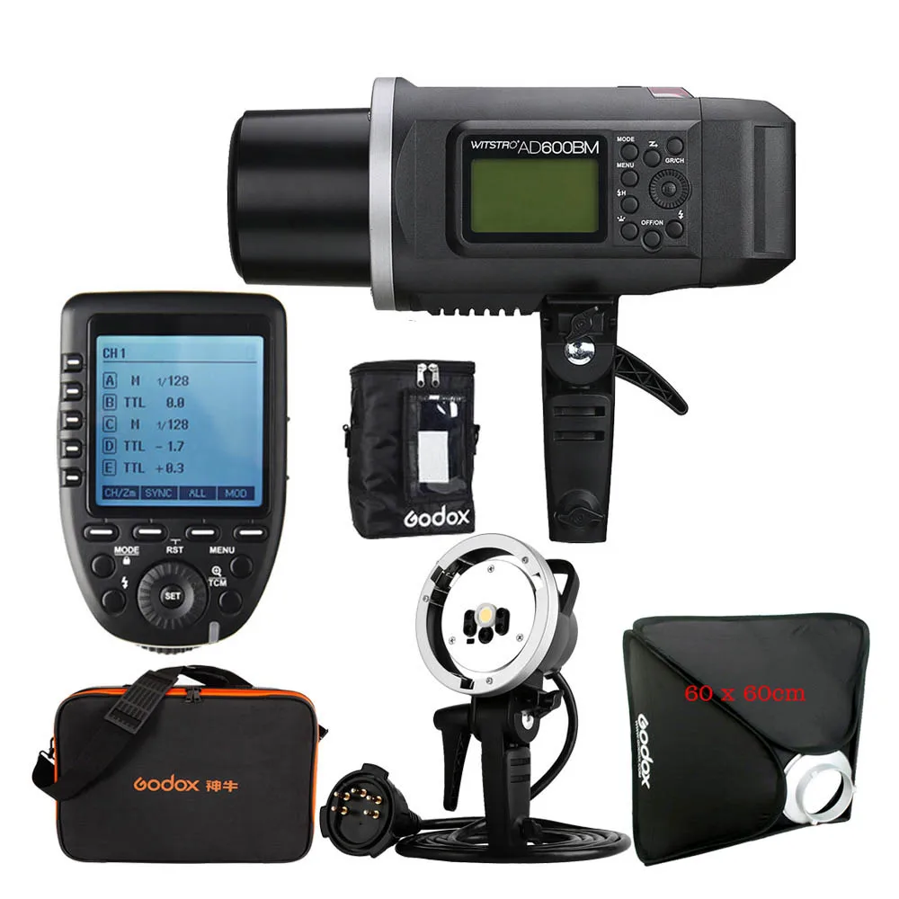 For Fujifilm Godox AD600BM камера Вспышка Speedlite 60*60 софтбокс CB-09 чехол для переноски AD-H600B удлиняет головку PB-600 сумка Xpro-C/F/N/O/P/S триггер - Цвет: For Fujifilm