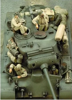 Танк Американский Второй мировой войны в масштабе 1:35 4 человека|tank war|war tankwar ii |