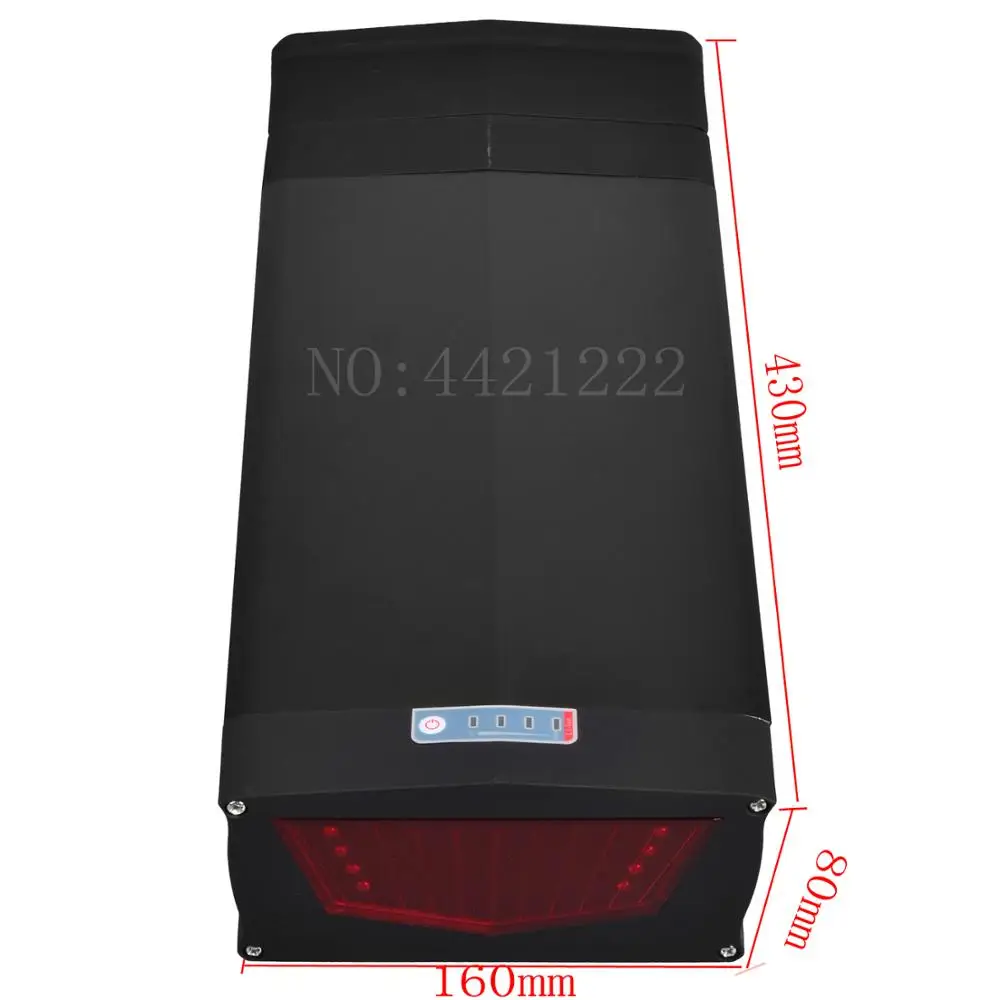 Электрический велосипед 500 Вт 750 1000 48 В 13 Ач задняя стойка аккумулятор для
