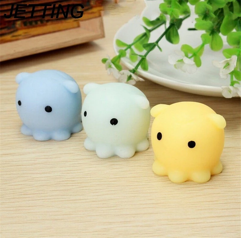JETTING Octopus Slow Rising Kawaii Mini Mochi Bunny телефон ремень сжимается эластичный милый кулон