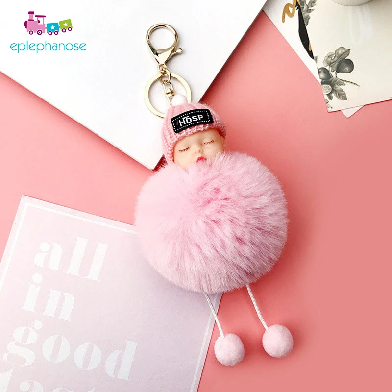 Милая Детская кукла Принцесса пушистый помпон плюшевые игрушки Спящая девочка