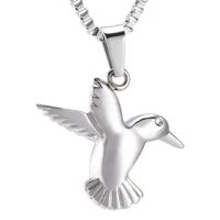 cremation urn necklace stainless steel hummingbird keepsake ashes pendant momento memorial jewelry gift for girls boys
