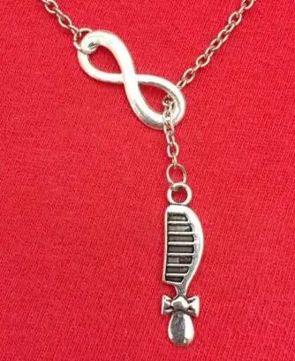 Винтажная Серебряная расческа бесконечности Крылья Ангела волшебная палочка