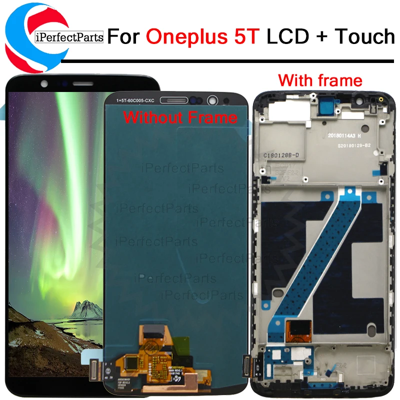 ЖК-дисплей 6 1 дюйма для Oneplus 5T A5010 сенсорная панель дигитайзер экрана в сборе