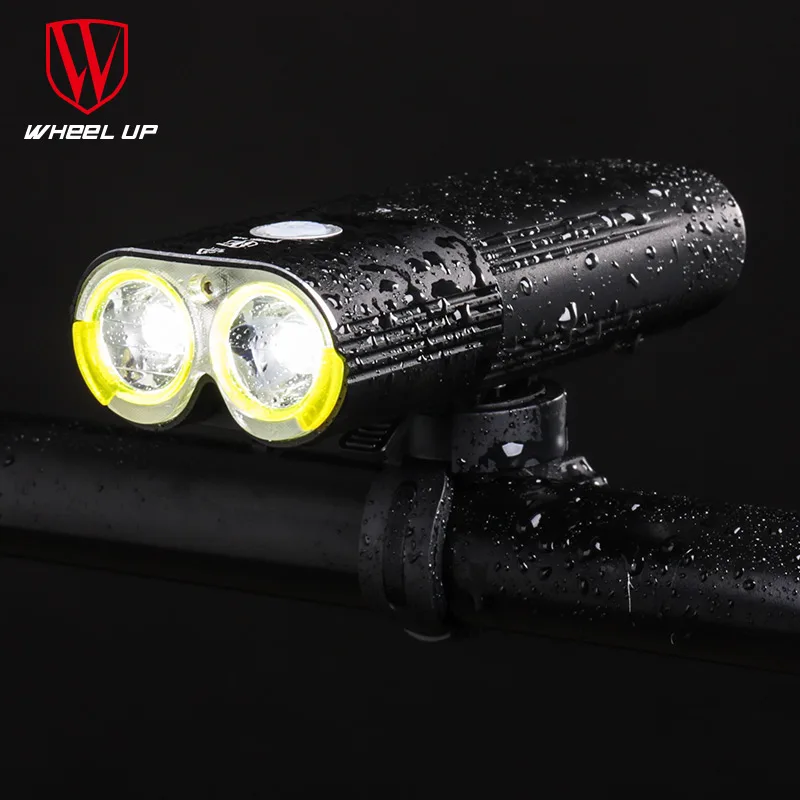 Harga WHEEL UP Sepeda Lampu Profesional 1600 Lumens Lampu Sepeda Power Bank Tahan Air USB Rechargeable Sepeda Senter Bersepeda Lampu