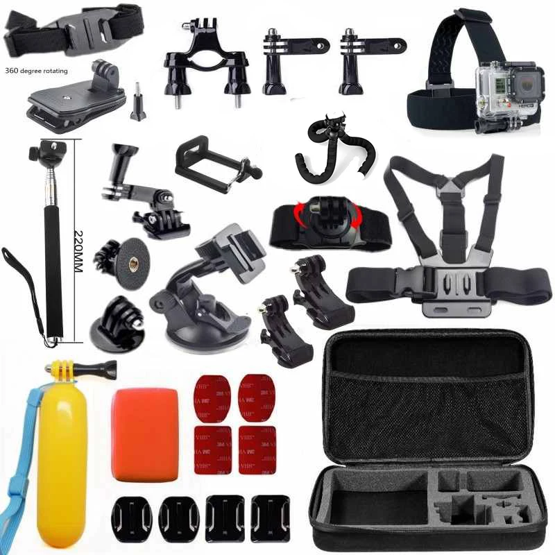 Teckam для SJCAM sj4000 набор аксессуаров для sjcam sj5000 plus sj5000x elite sj6 legend sj7 M10 Xiaomi yi 4k Plus Экшн-камера