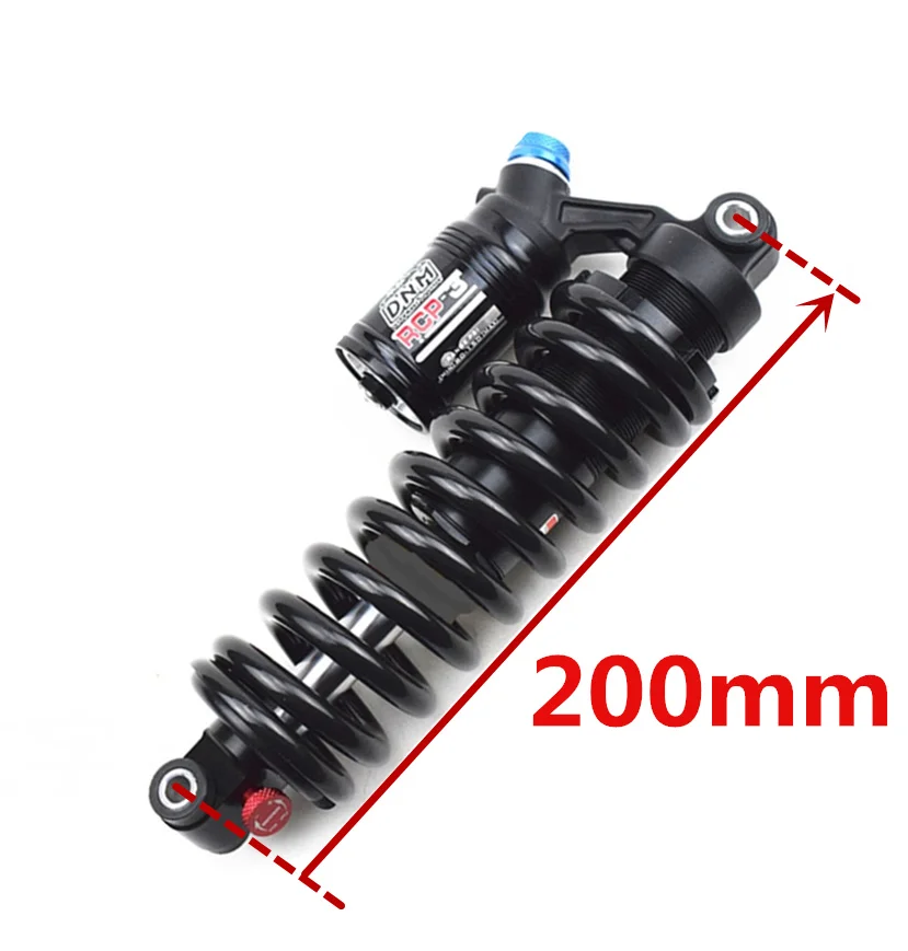 200mm DNM, RCP3-2, 165-265 мм, горный велосипед, MTB, прочный, ebike, металлическая задняя подвеска, амортизатор, горный амортизатор, амортизатор ударов, Электрический мотор, велосипед - Цвет: 200mm