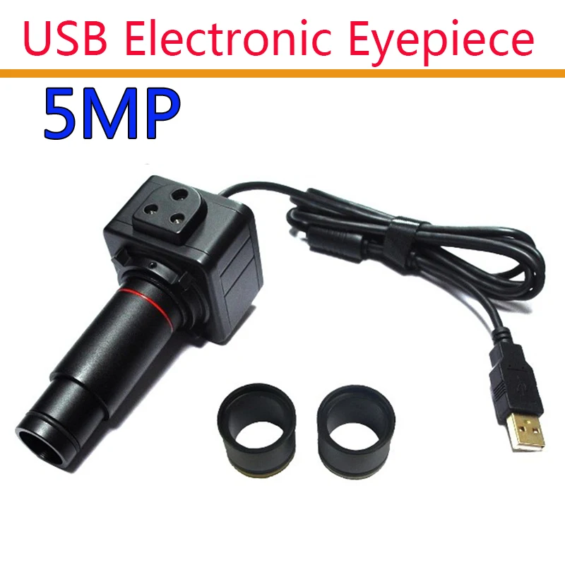 5MP бинокулярный стерео микроскоп электронный окуляр USB видео CMOS камера
