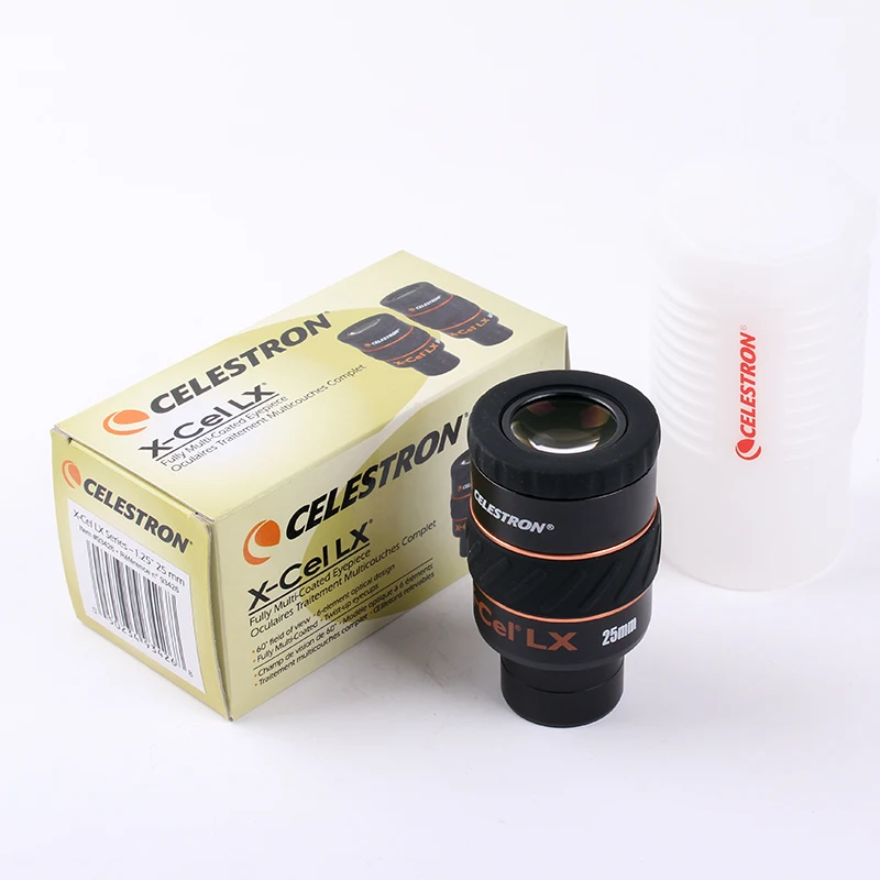 CELESTRON X-CEL LX 25mm EYEPIECE 1.25-Inch wide-angle high-definition large-caliber telescope eyepiece not monocular one piece |