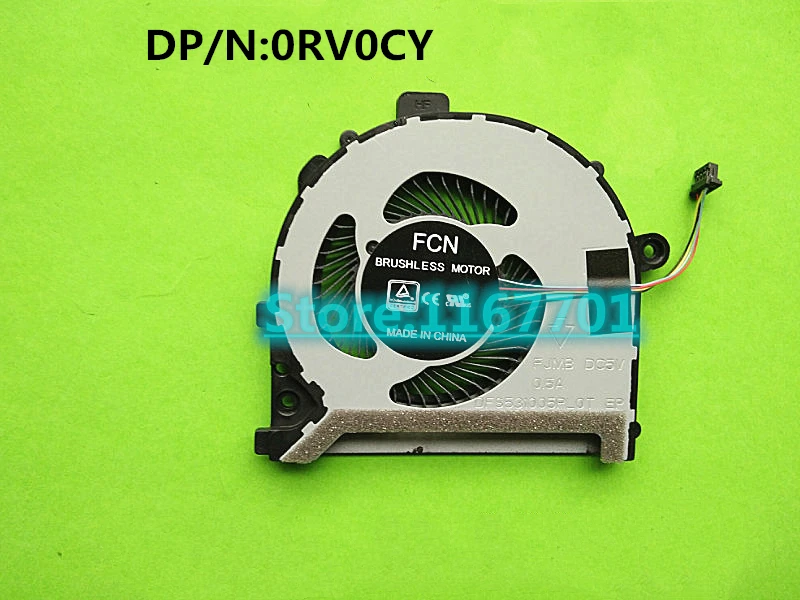 

New Original Laptop/Notebook CPU Cooling Fan For Dell Vostro 13-5000 5370 V5370 0RV0CY DFS531005PL0T-FJMB