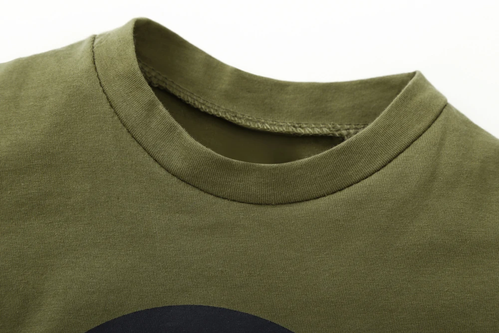 2020 Cute baby boy girl Clothes cotton short sleeve letter print T-shirts camouflage Pants Bow Headband Newborn clothing | Детская