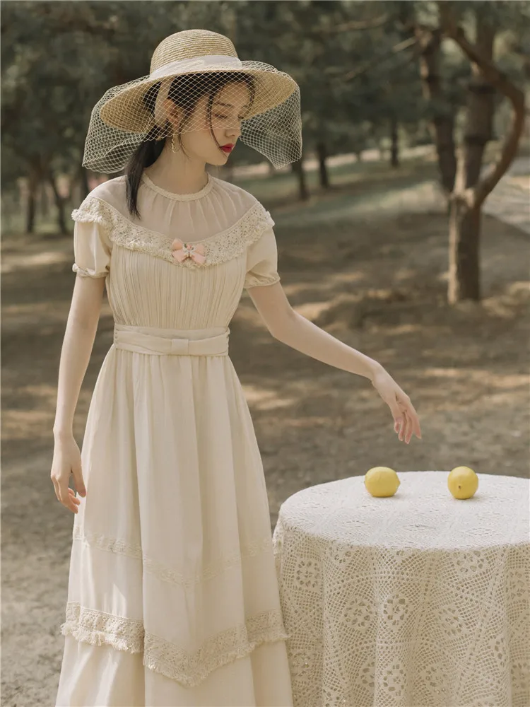 2019 новые модные женские платья французский корт винтажное платье с высокой