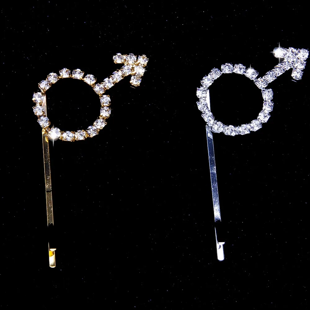 Минималистичная заколка для волос Stonefans стразы Заколка-невидимка девочек 2019