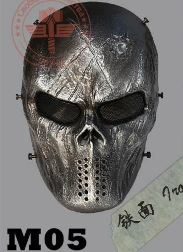 Оригинальная маска Chiefs M06, пейнтбольная маска для всего лица, крутая маска для страйкбола Kryptek Nomad& Mandrake+ маски-шлемы - Цвет: M5