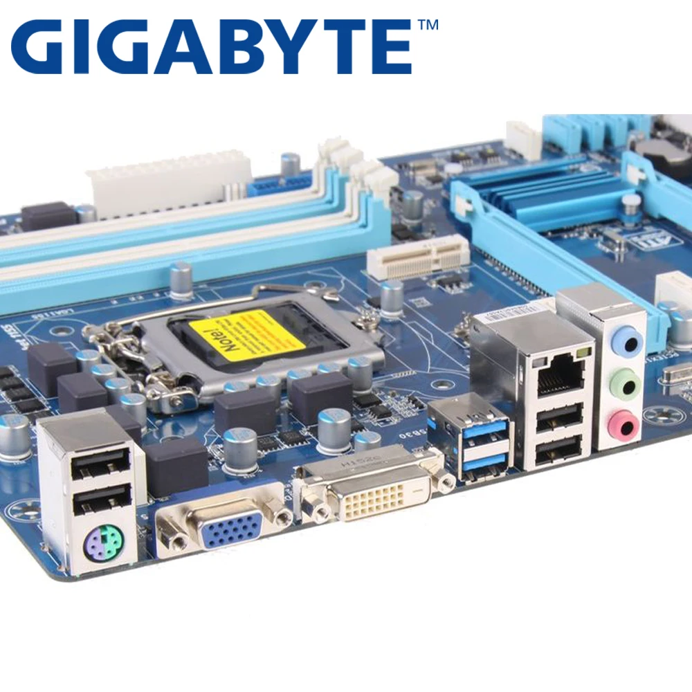 Десктопная Материнская плата GIGABYTE GA-B75-D3V B75 разъем LGA 1155 i3 i5 i7 DDR3 32 ГБ ATX UEFI BIOS