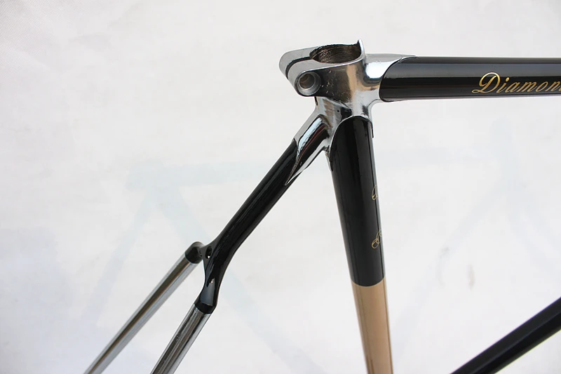 Fixie bike Коламбус хром-молибденумл винтажная велосипедная Рама трек Односкоростной велосипед 49 см 52 см 54 см 56 см 58 см