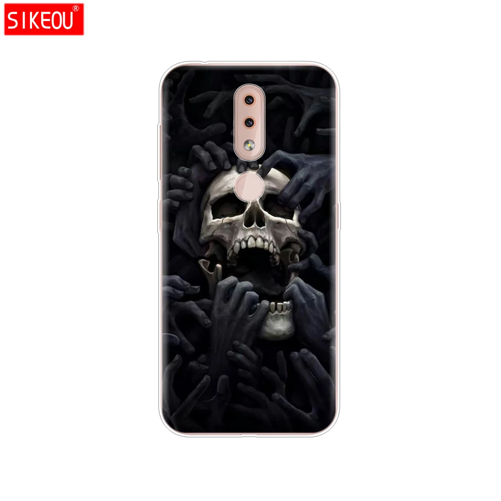 12095 Для Nokia 4,2 чехол задняя крышка силиконовый бампер для Nokia 4,2 TA-1157 TA-1150 TA-1133 TA-1149 TA-1152 etui ударопрочный чехол с цветами - Цвет: 12095
