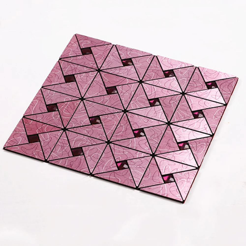 Rainqueen 30x30 см 3D самоклеющиеся мозаичные наклейки кухонные наклейки для настенной плитки ванной комнаты водонепроницаемые алюминиевые панели домашний декор "сделай сам"