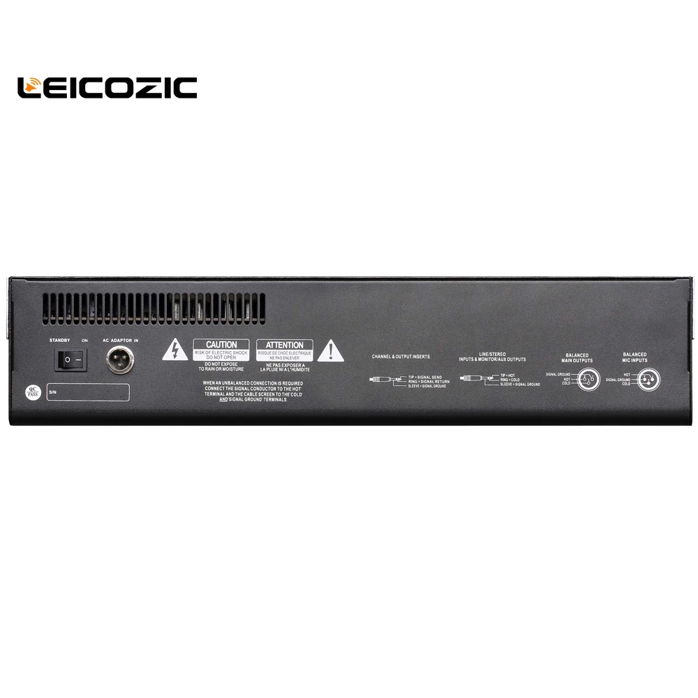 Leicozic Vi-8 профессиональный звуковой микшер 8-канальный сетевой видеорегистратор микшерный пульт для сцены церкви концерт караоке dj микшер системы dj оборудование
