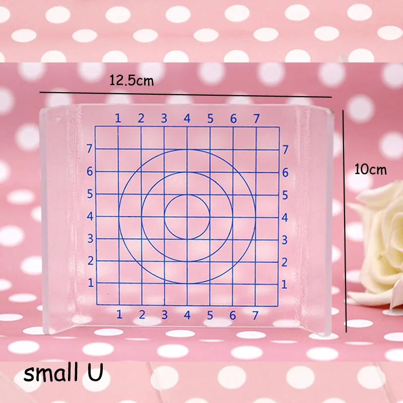 small U Верстак нажимная пластина мягкая глина инструменты ручные DIY Инструменты акриловые прозрачные художественные ремесла принадлежности гончарная Керамика инструменты - Цвет: small U