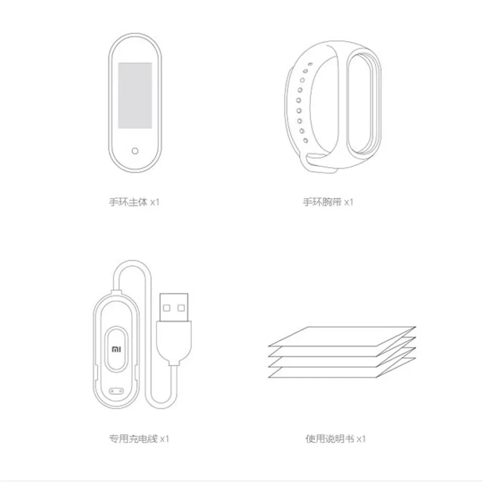 Новейший Xiaomi mi-браслет 4 Smart mi Band 4, фитнес-браслет с частотой сердечных сокращений 135 мАч, цветной AMOLED сенсорный экран, Bluetooth 5,0