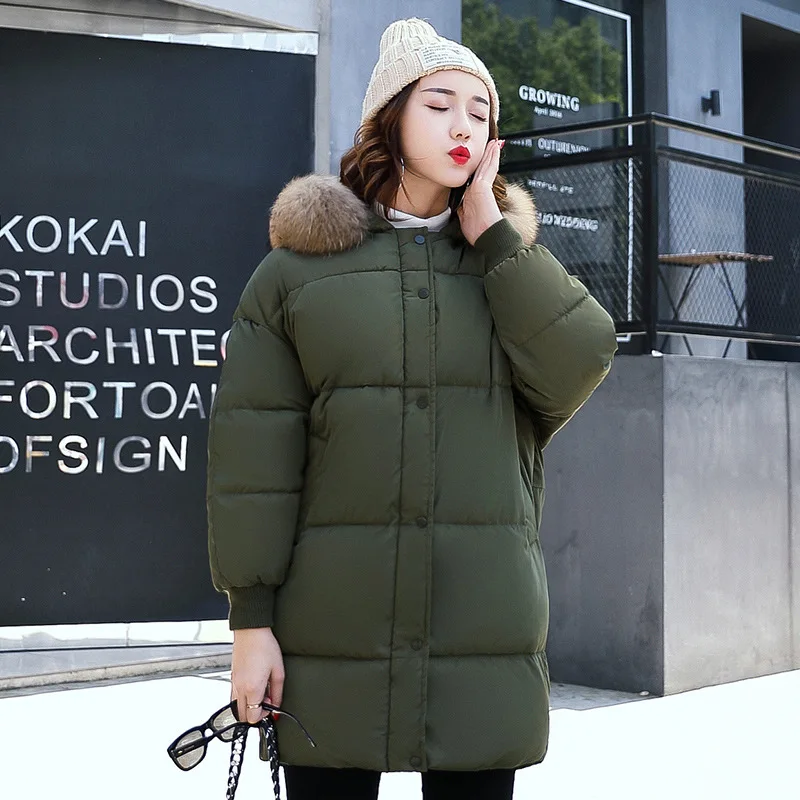 Зима 2020 горячая Распродажа куртка с капюшоном женская одежда хлопок + Размер 3 xl