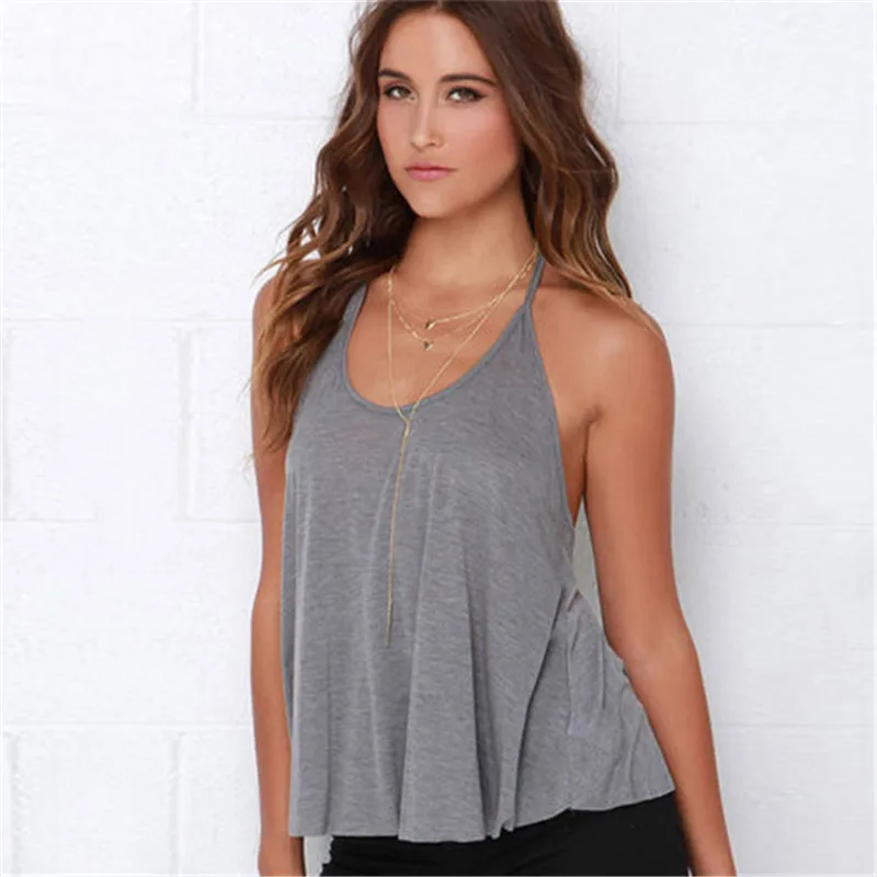 Новое поступление Женские повседневные топы сексуальные летние майки женские