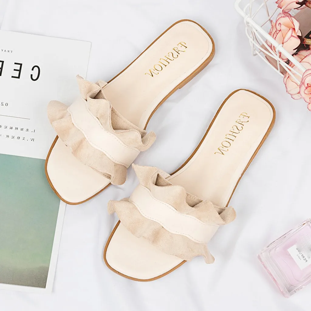 Модные женские элегантные сандалии с квадратным носком уличные шлепанцы на