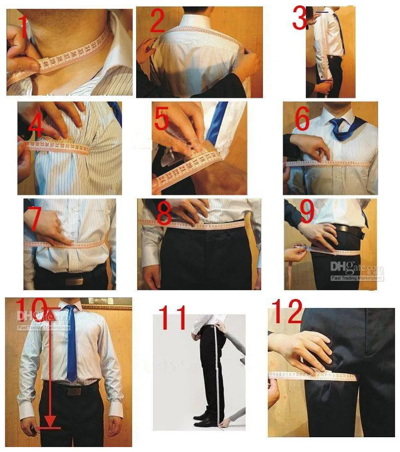 Темно-коричневые смокинги для жениха сделанные на заказ облегающий костюм