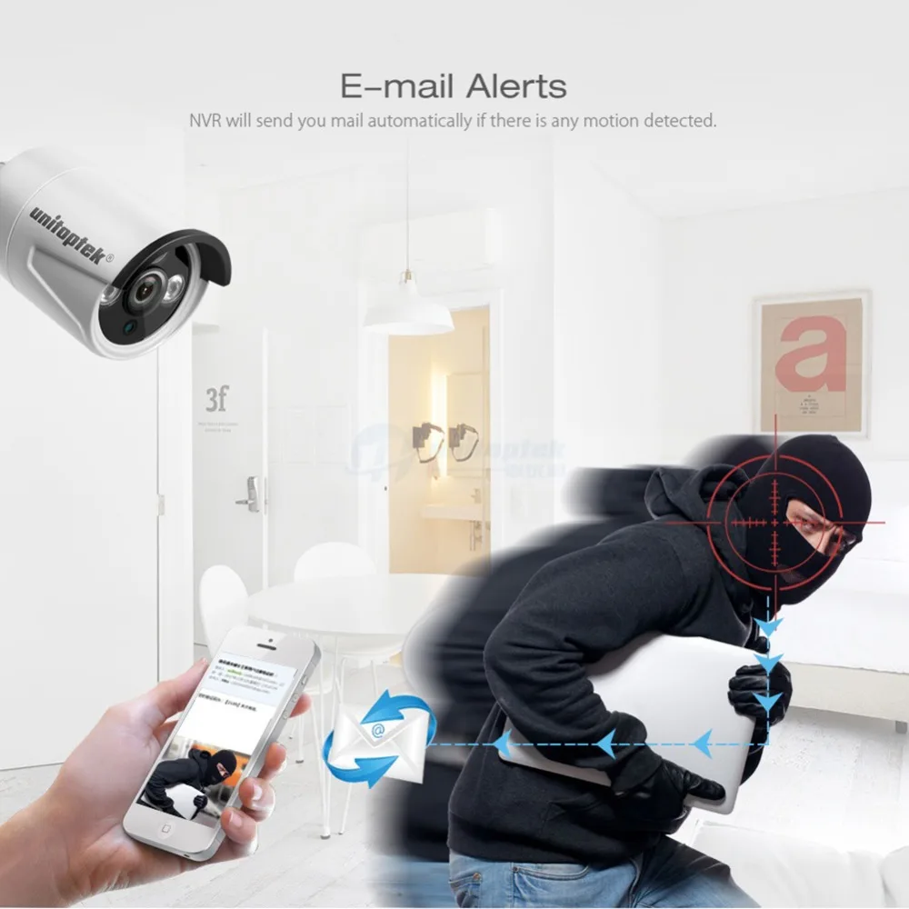 8 шт. 4.0MP HD IP камера наружная Водонепроницаемая 8CH H.265 POE безопасности NVR CCTV система
