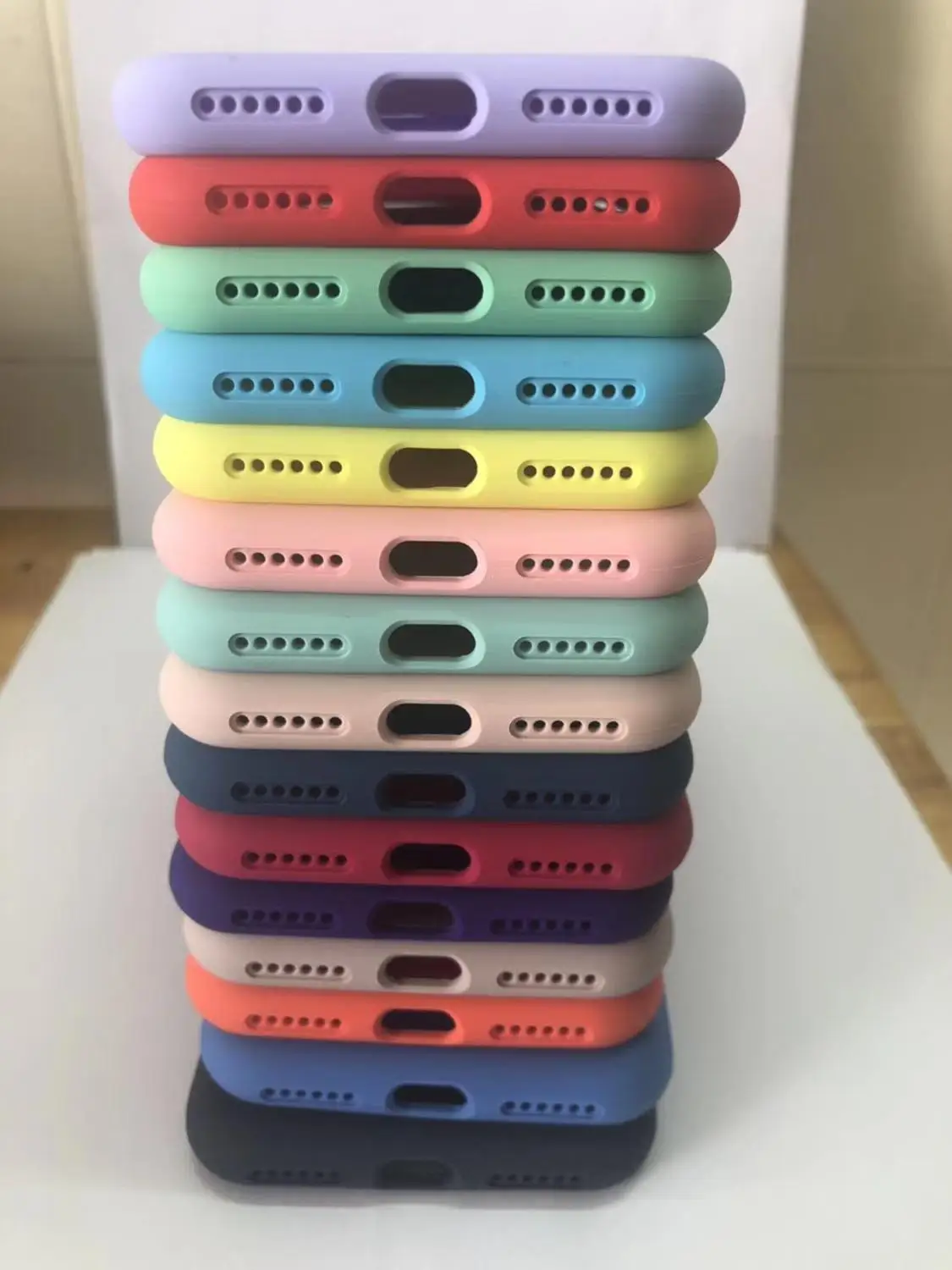 MORINBO Fashion Luxury for iPhone 7 8 Plus 6 6S Soft Liquid Silicone Case X XS Max XR Fall Protection |