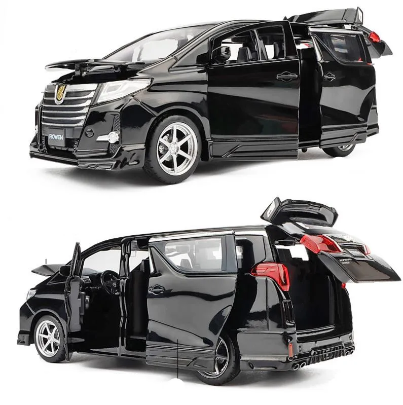 Высокопроизводительная модель toyota Alphard MPV масштаб 1:32 игрушечный автомобиль из