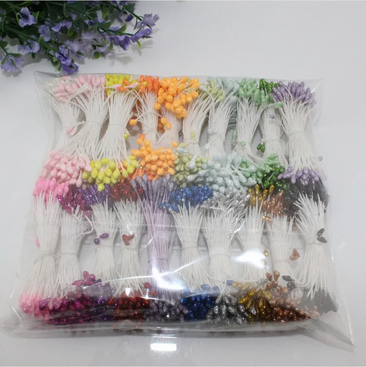 Бесплатная доставка 900 шт./лот 3 мм Двойные наконечники разноцветные цветочные