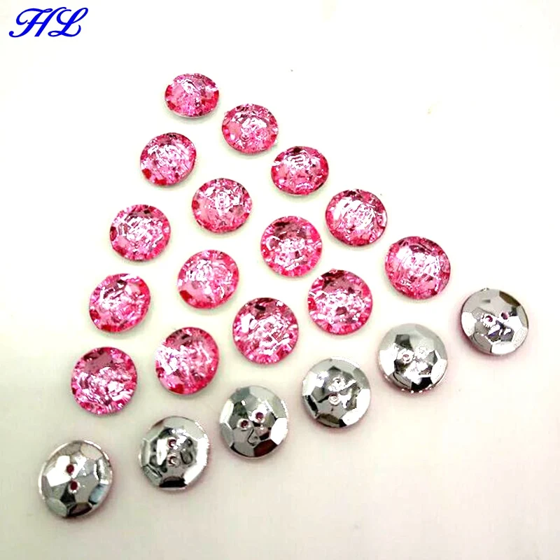 Круглые акриловые пуговицы с 2 отверстиями 10 мм 100 шт.|buttons sewing|buttons wholesalewholesale buttons |