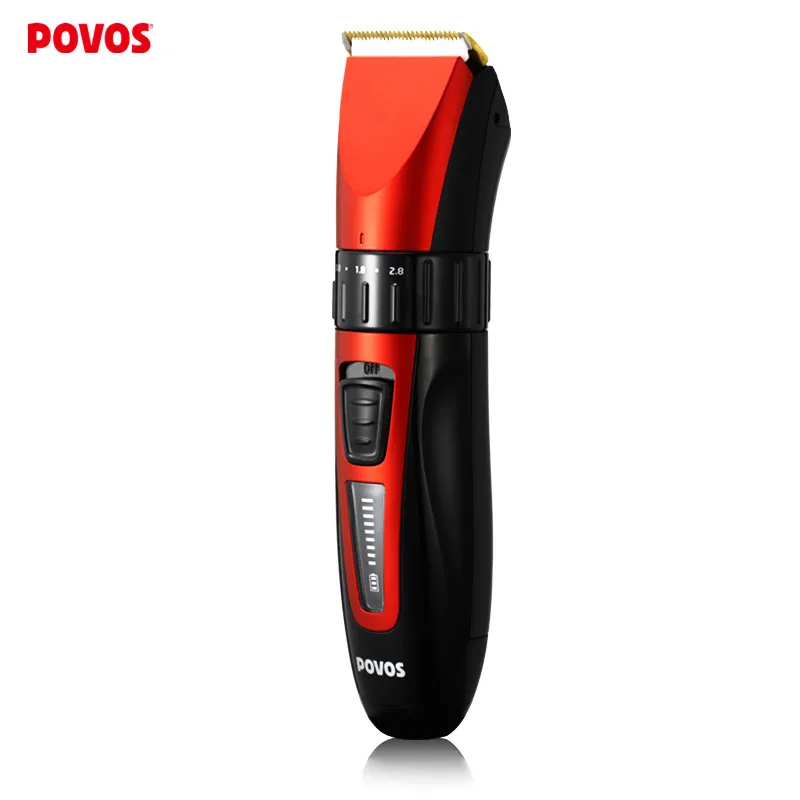 Горячая POVOS Заводская Прямая продажа электрическая машинка для стрижки волос