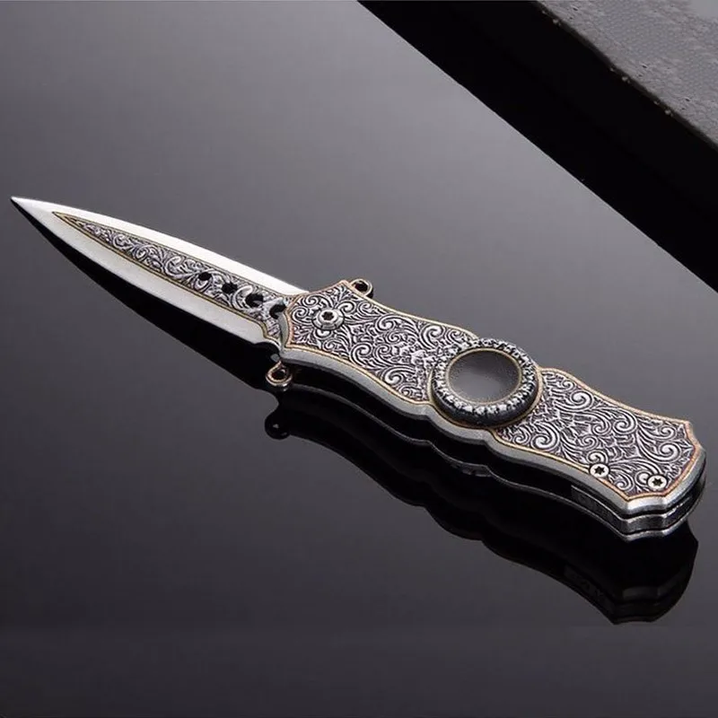 3D Cool Tip Gyro Tactical Survival Camping Knife Folding Blade Multi Pocket Combat Self defense Knives Two Style Best Gift | Безопасность
