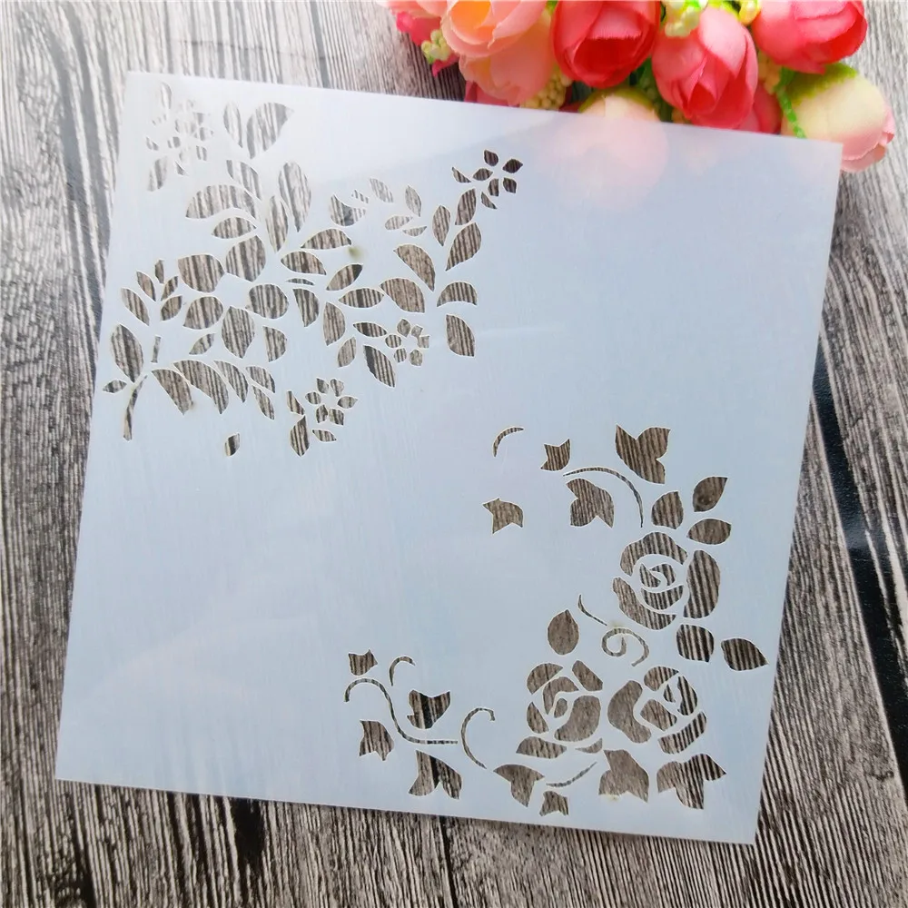 Спрей для скрапбукинга нарисованный шаблон трафареты рисования | Дом и сад