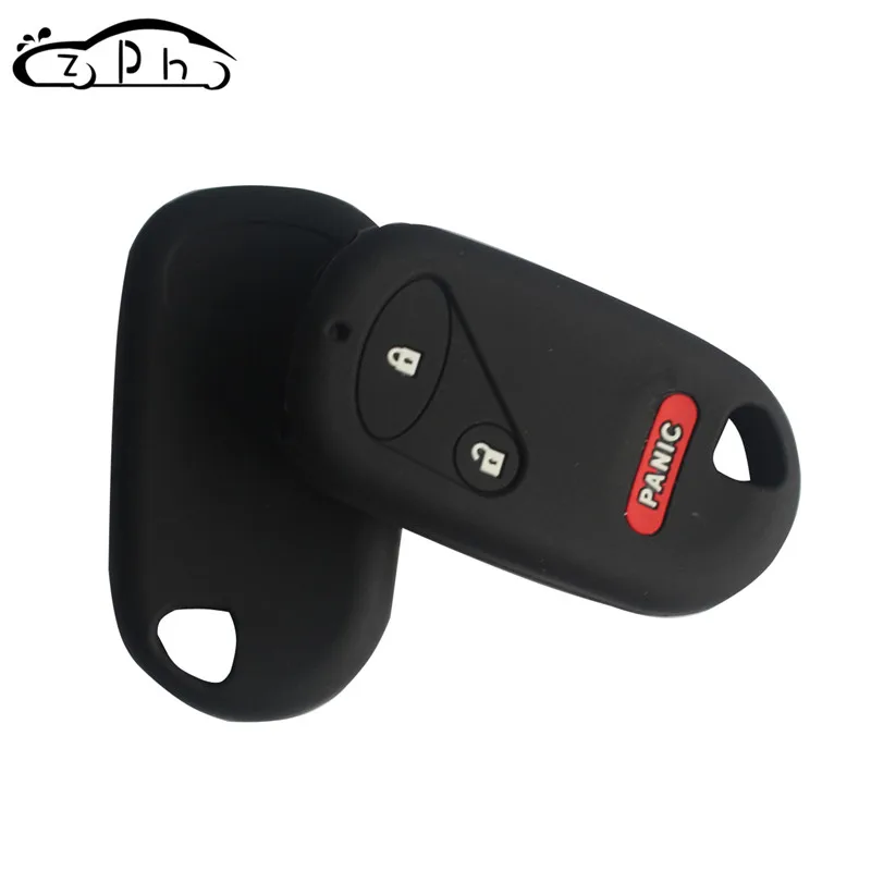 3 кнопки 2 + 1 Тревожная Силиконовая задняя крышка для Honda Civic Accord vision Pilot 2001 - 2005