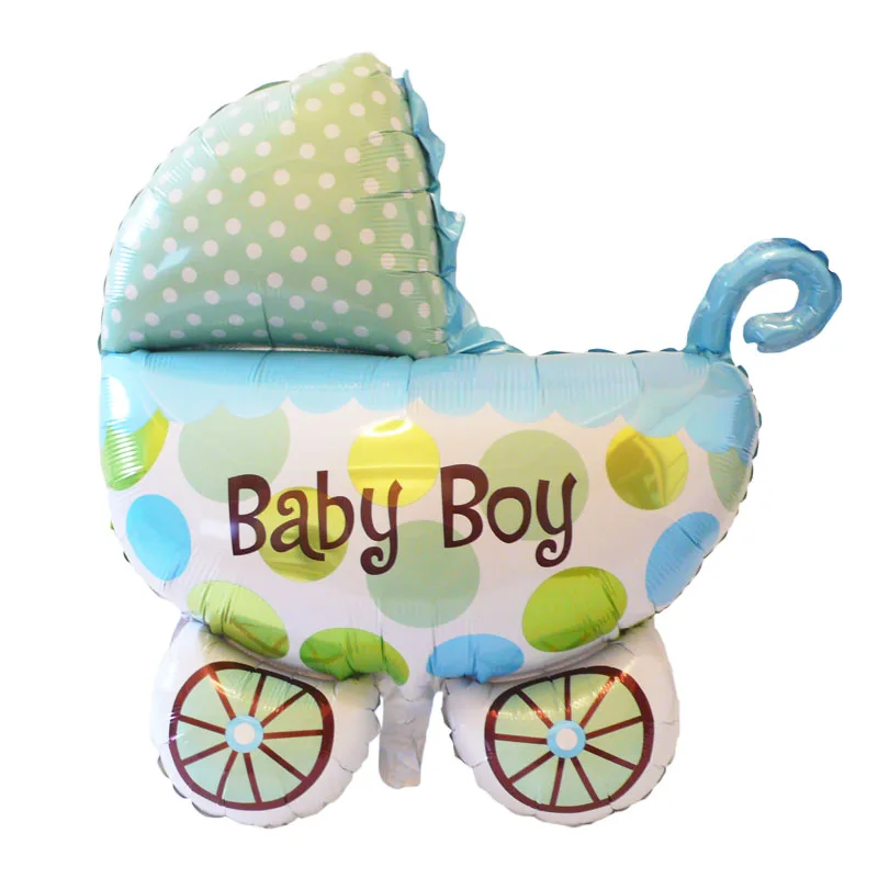 baby boy car 1 шт большой ребенок мальчик девочка форма шары 1-й День Рождения шар детский душ Гелиевый шар для ребенка пол раскрыть День Рождения Декор - Цвет: baby boy car
