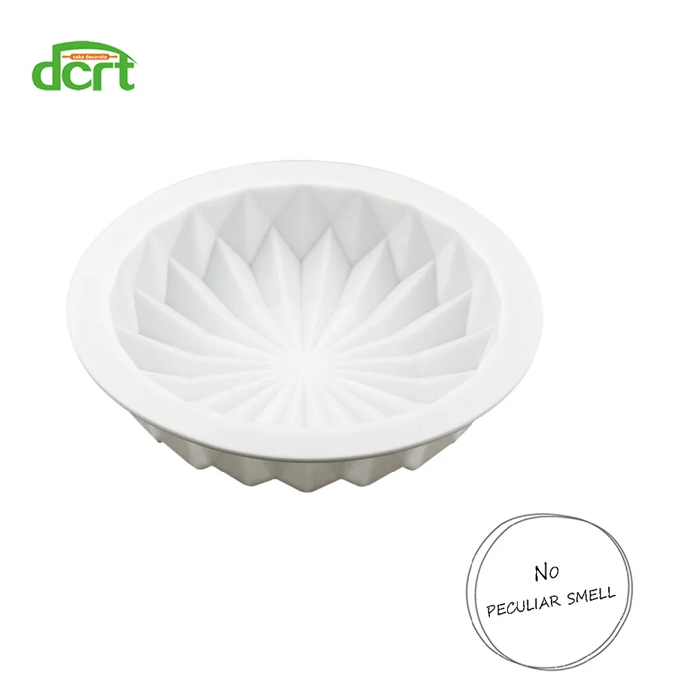 Новые оригами цветы силиконовые формы для украшения торта инструменты 3D круглая