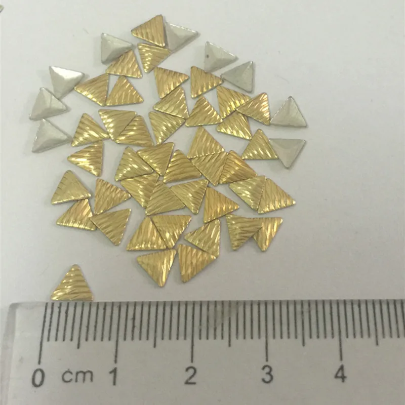 100 шт. 6 мм шпильки для горячей фиксации металлические режущие треугольные