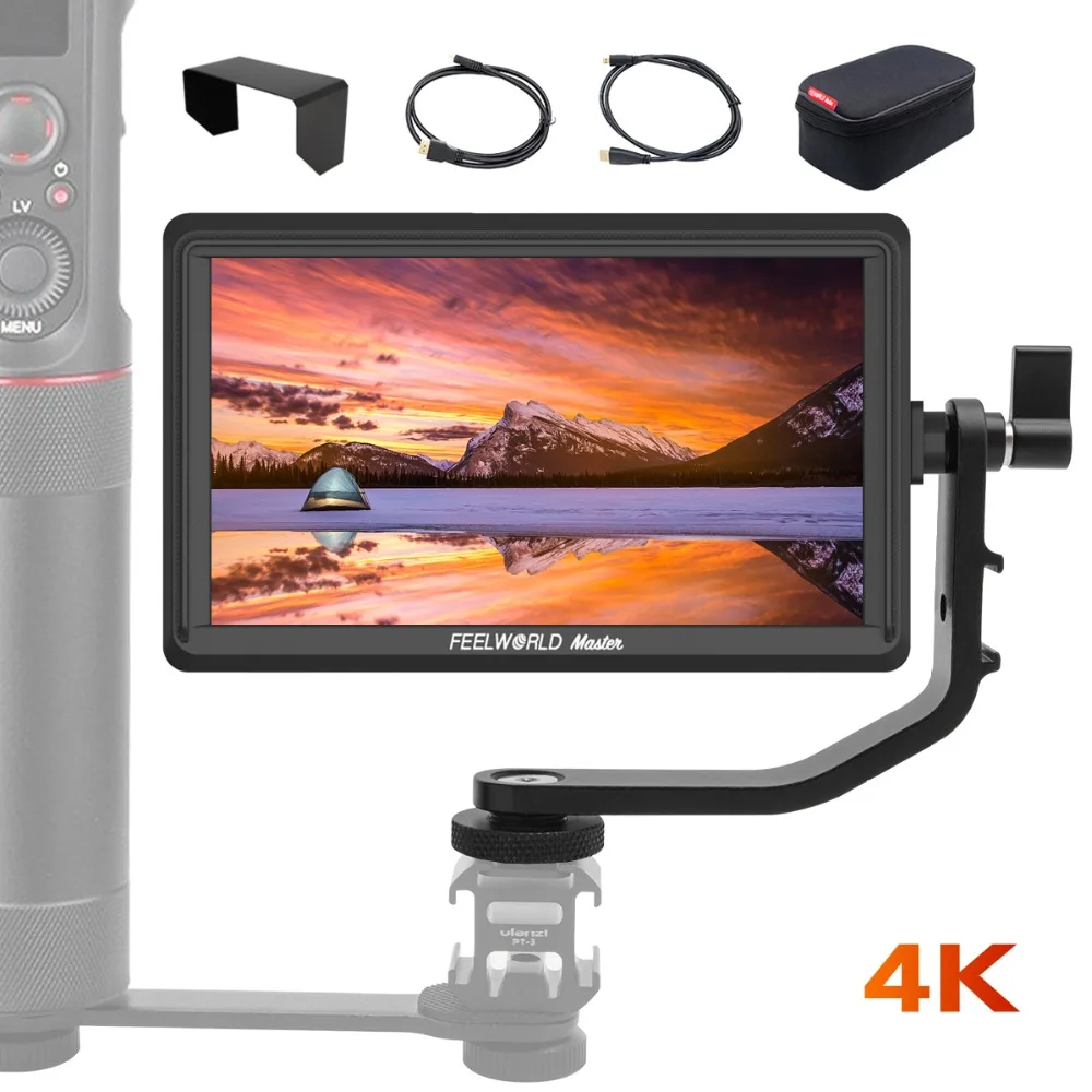 FEELWORLD Master Новая серия MA6P 5," накамерный монитор 1920x1080 4K HDMI вход/выход для Gimbals Zhiyun Crane 2 зеркалок
