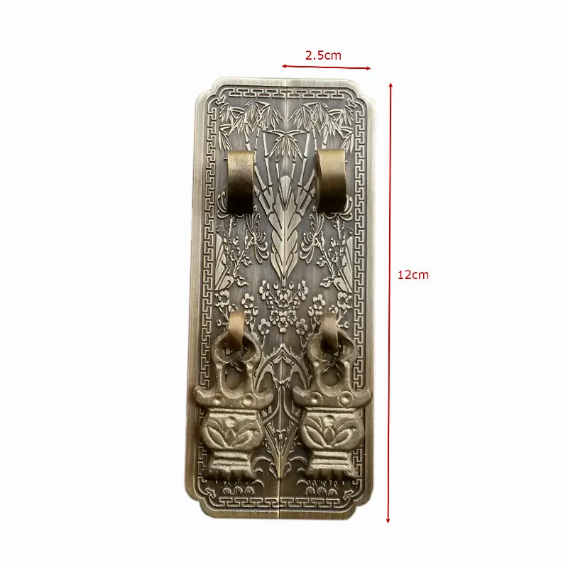 

Chinese antique furniture accessories copper copper handle TV cabinet bookcase bookcase wardrobe bedside cabinet Showcase