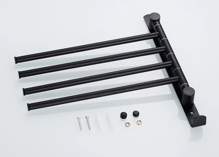 2019 вращающийся Нержавеющая сталь Полотенца бар полка для ванной кухни настенный