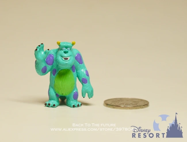 Экшн фигурка Disney Monsters University Sullivan 4 см мини украшение из аниме коллекционная