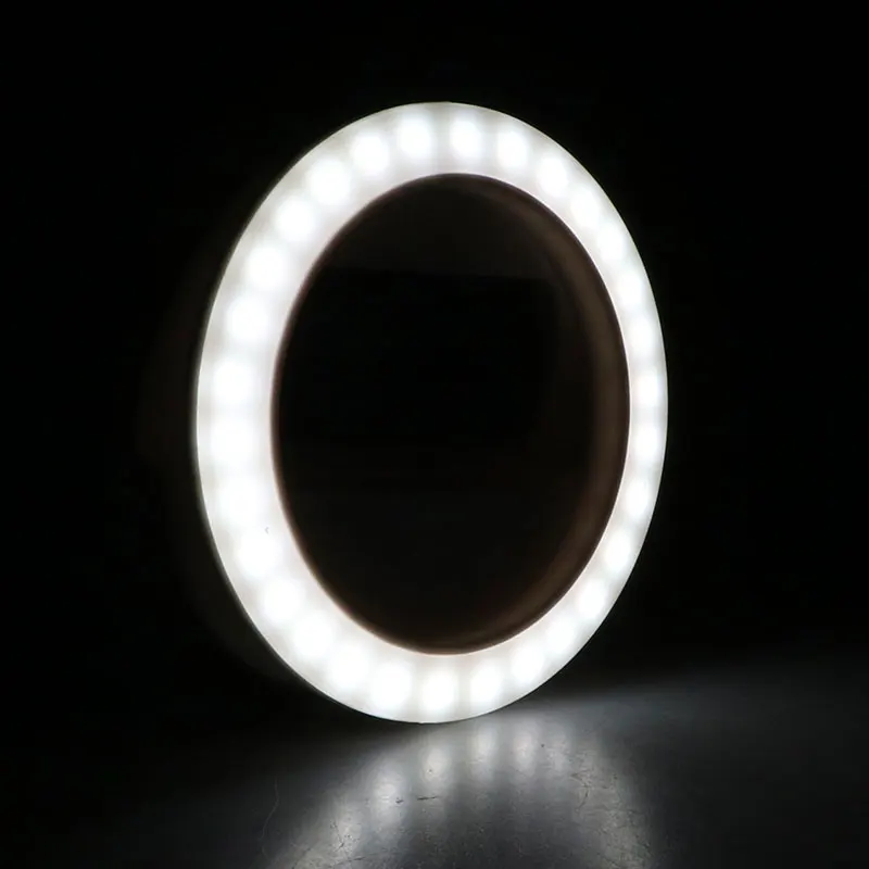 Перезаряжаемые 30 светодиодный селфи смартфона кольцевой светильник для