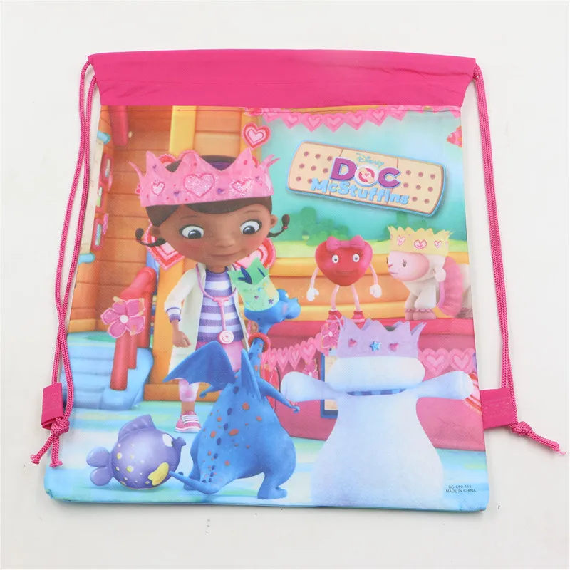 Нетканые тканевые рюкзаки с изображением героев мультсериала &quotДОКТОР