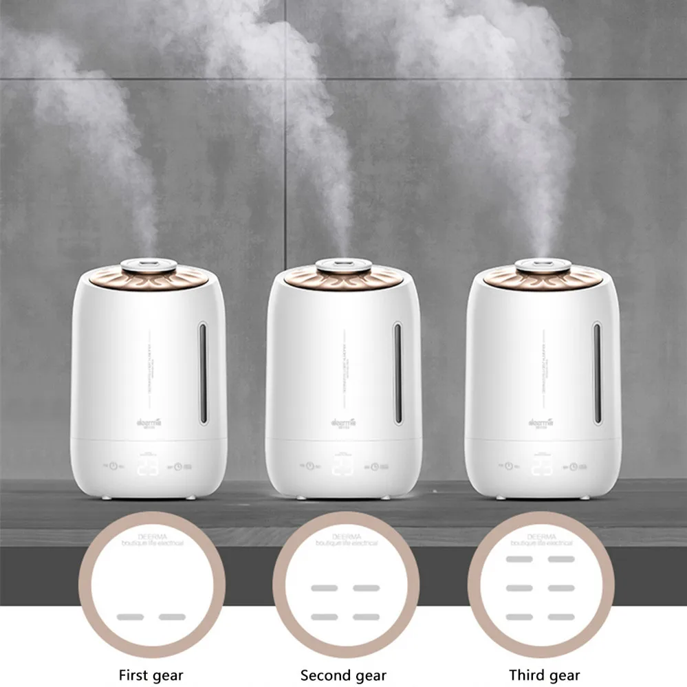 Deerma 5L увлажнитель воздуха Арома диффузор бытовой тумана Fogger очищающий увлажнитель масла синхронизации бытовой