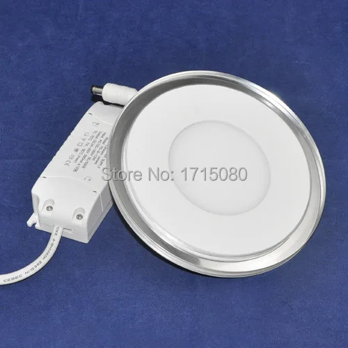 Двухцветный СВЕТОДИОДНЫЙ светильник 10 Вт теплый белый + синий круглый