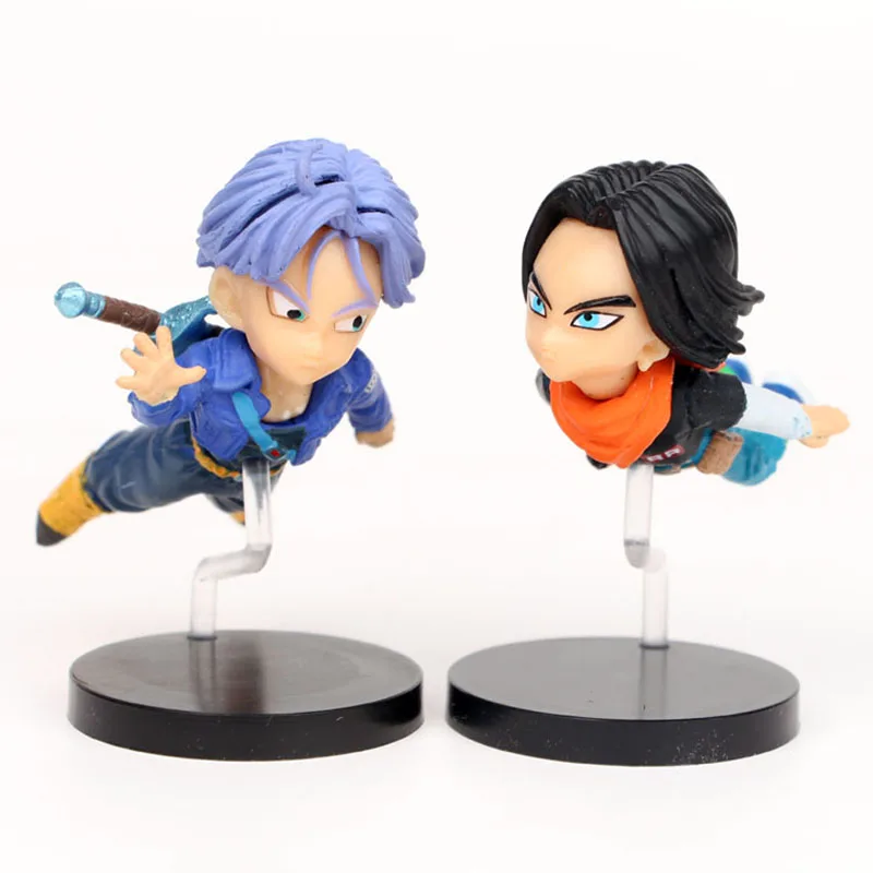 2018 6 шт./компл. Dragon Ball Гоку рисунок игрушки Симпатичные Fly кукла в коротких штанах